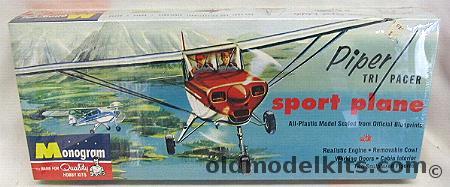 Monogram 1/32 Piper Tri-Pacer Sport Airplane, 0025 plastic model kit